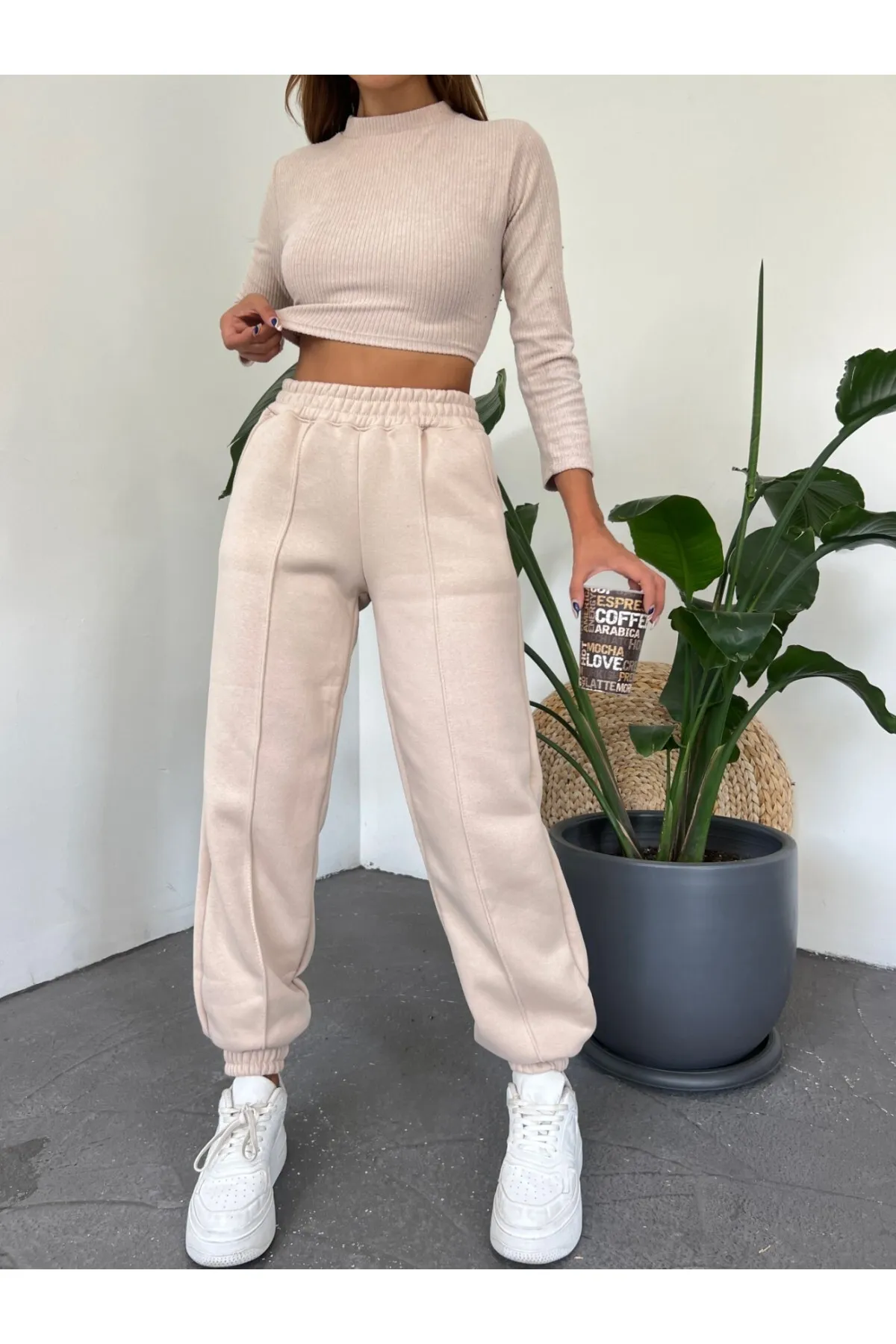 Modamorfo  Taschen-Jogginghose mit elastischem Bund und Beinen
