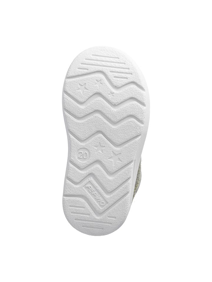 PEPINO Leder-Boots in Grau/ Gelb günstig kaufen