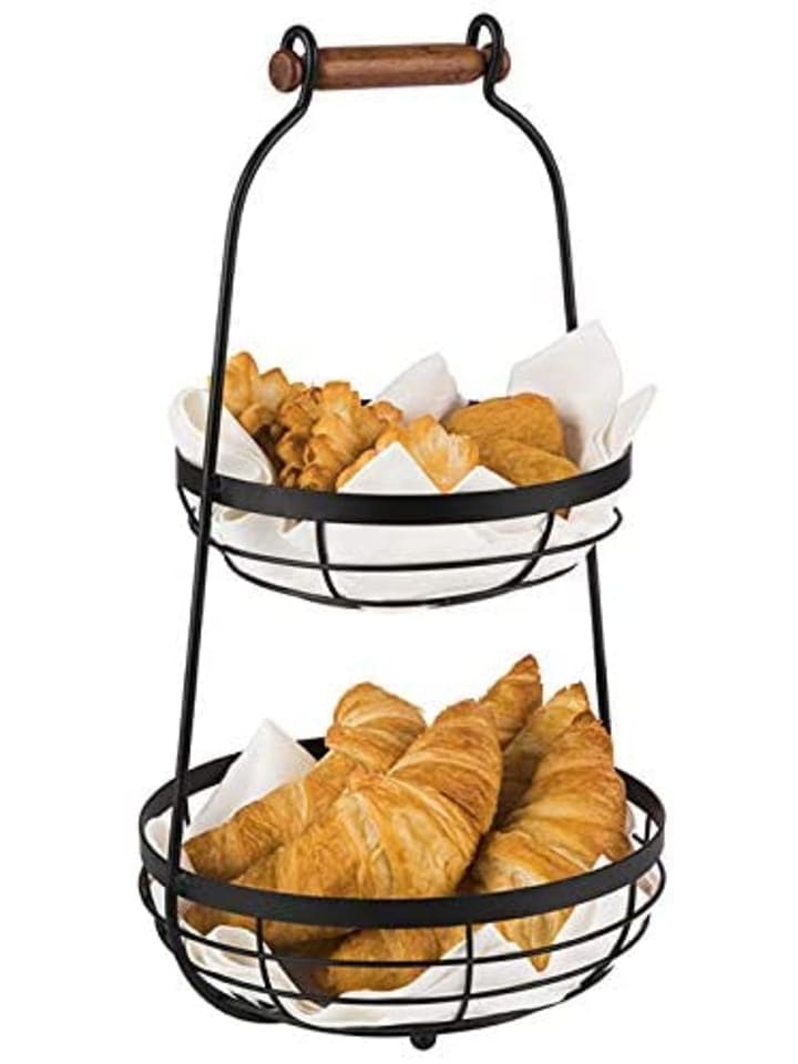 APS Etagère in Braun/Schwarz Ø 26 cm, H: 48 cm  günstig kaufen onesize
