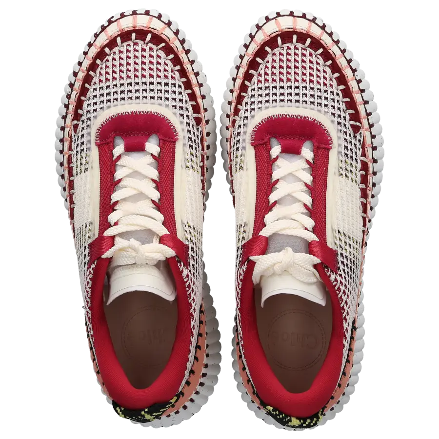 Chloé - Sneaker low NAMA Baumwolle - rot