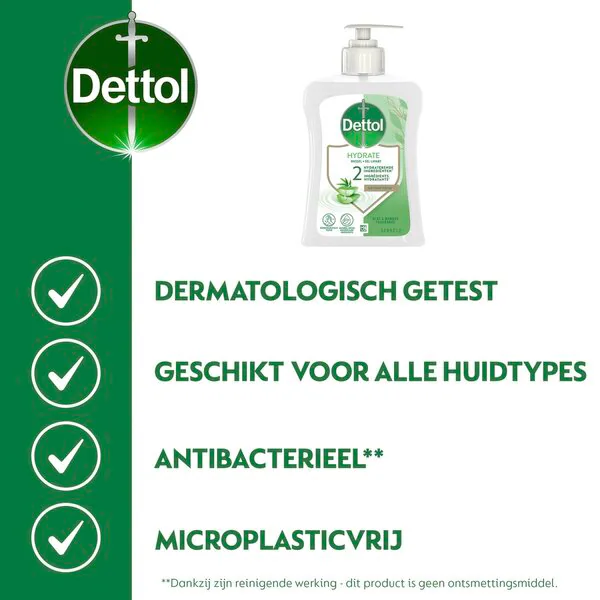 Dettol Aloe Vera Antibacterial Wash Gel 250ml
