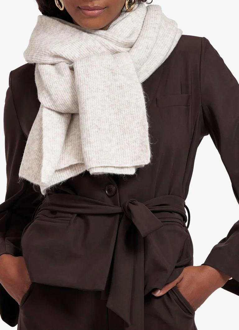 Studio Anneloes Lette fitted blazer with tie belt