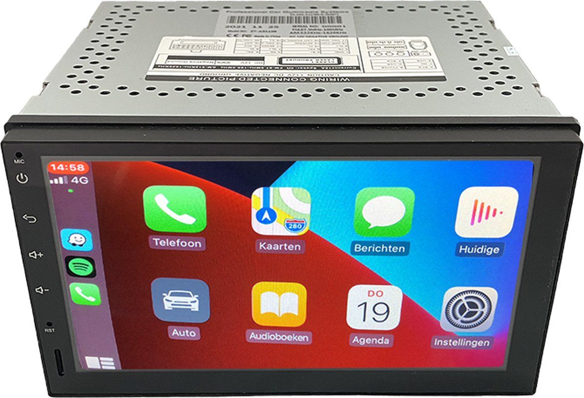 BergGPS 2-DIN Einbau-Radio Camper Navigation mit Carplay