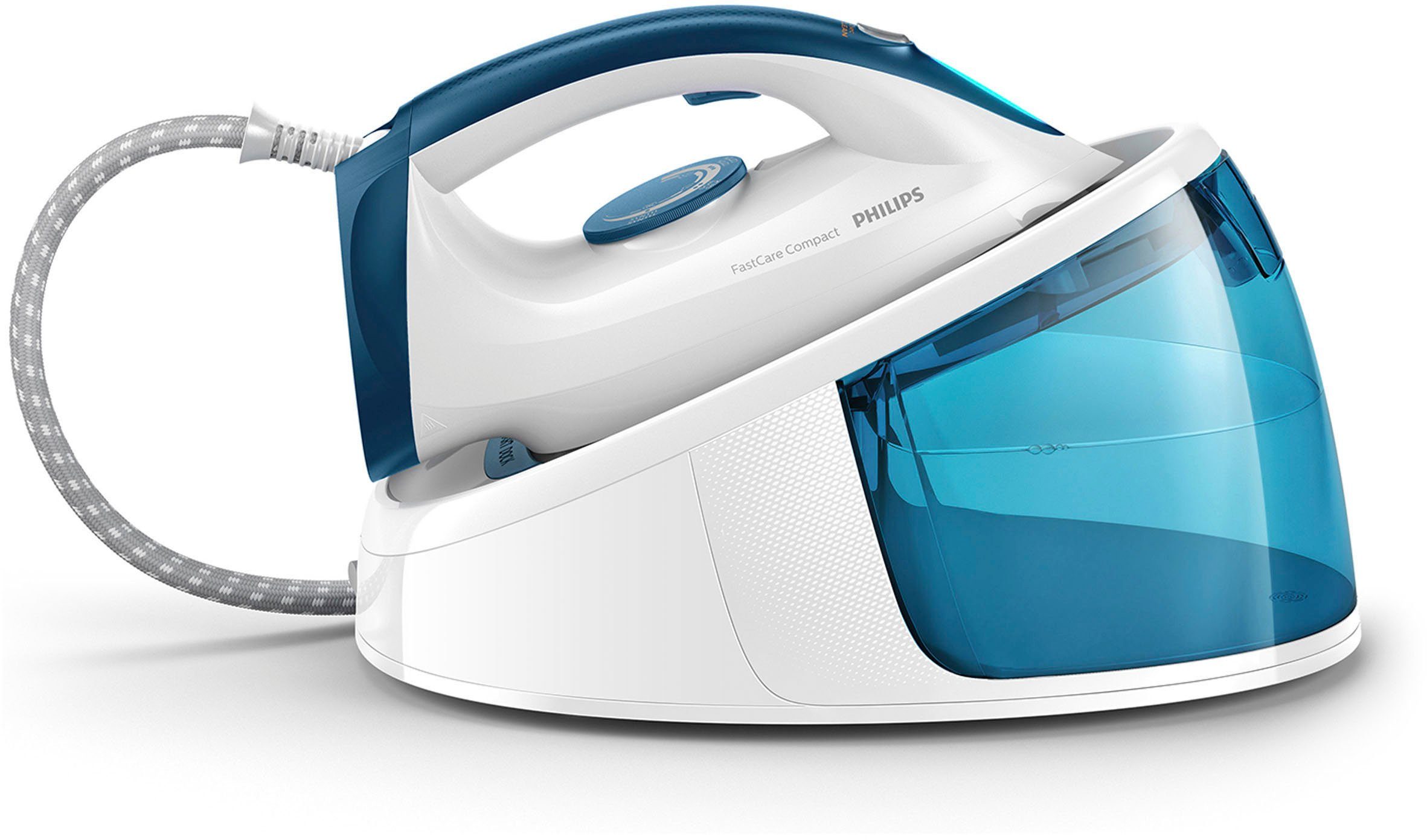 Philips Dampfbügelstation FastCare Compact GC6722/20, 1500 ml Wassertank