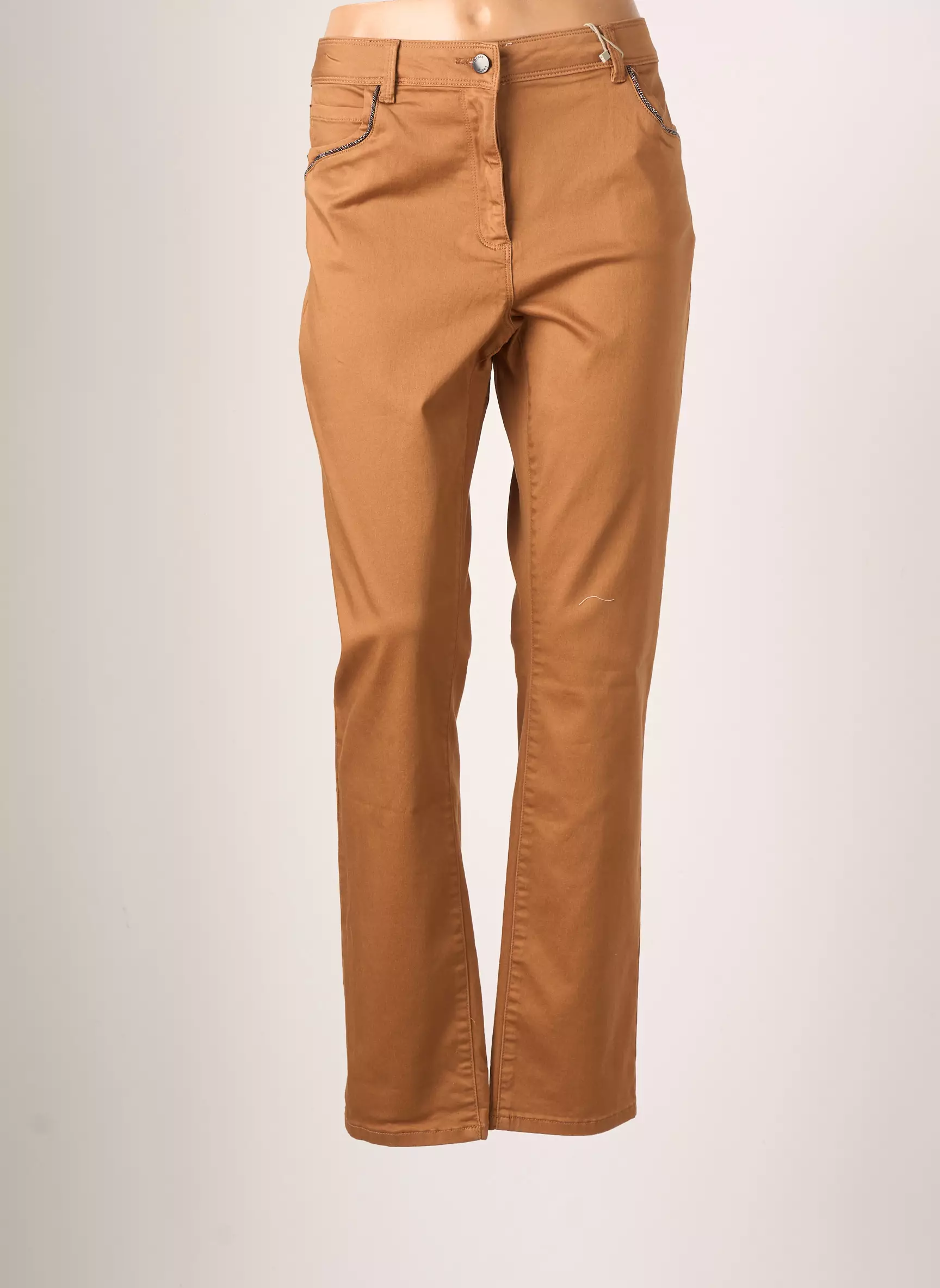 Diane Laury Pantalons Droits Femme couleur marron