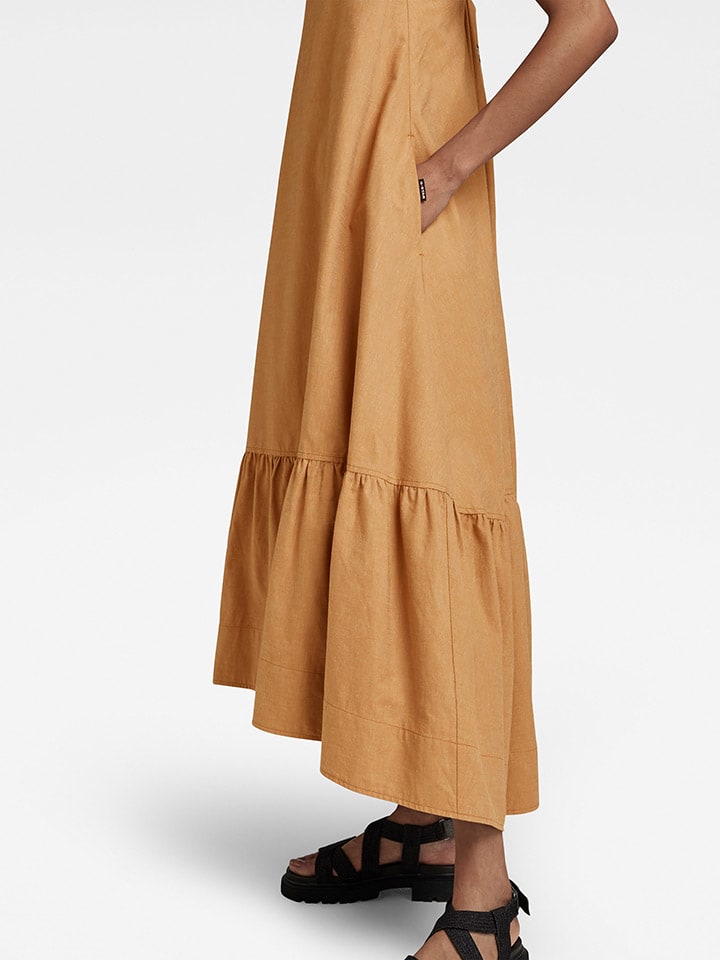 G-Star Kleid in Beige günstig kaufen