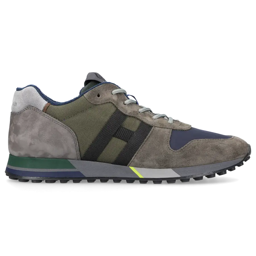 Hogan - Sneaker low H383 Veloursleder - grün