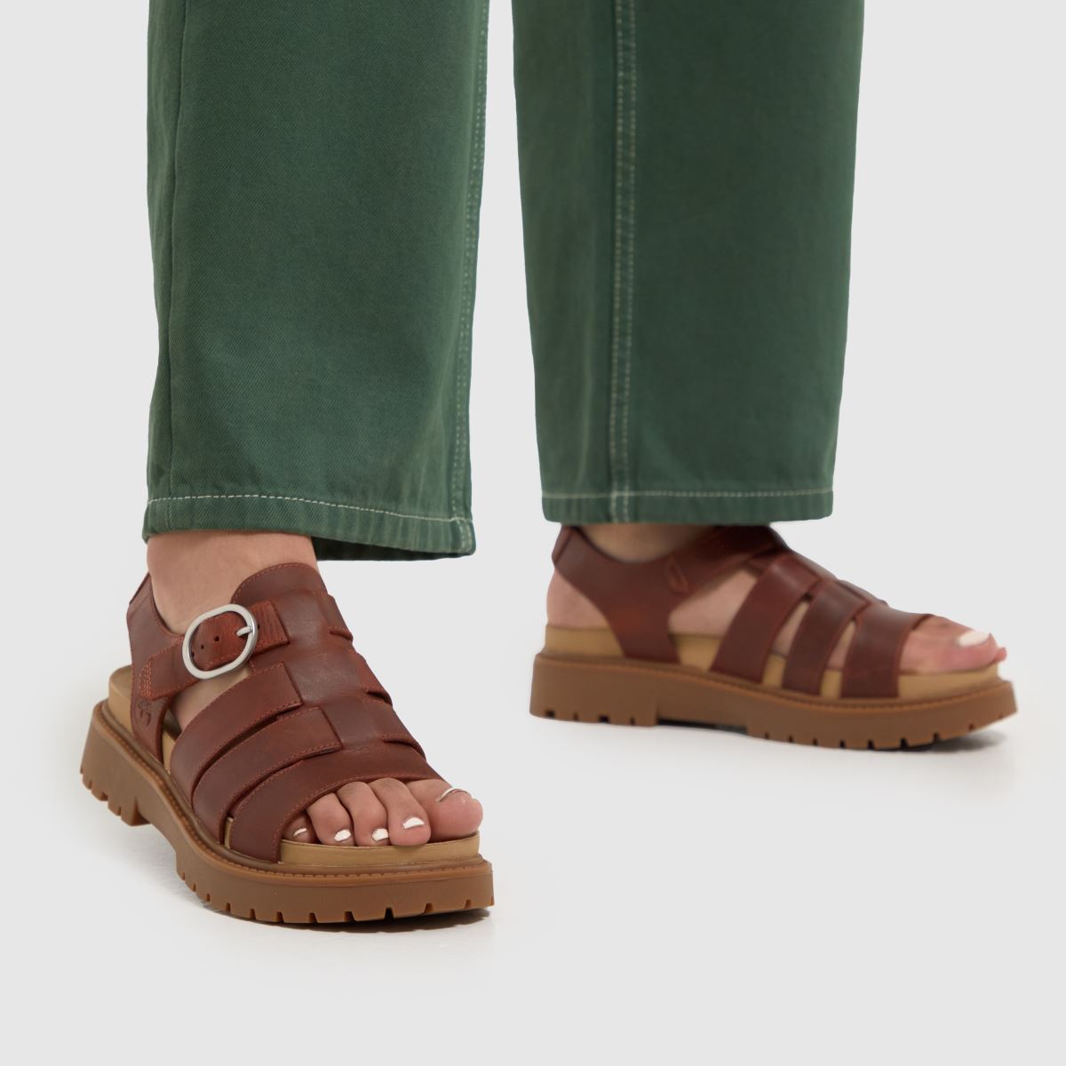 Timberland – Clairemont Way – Röda fiskarsandaler