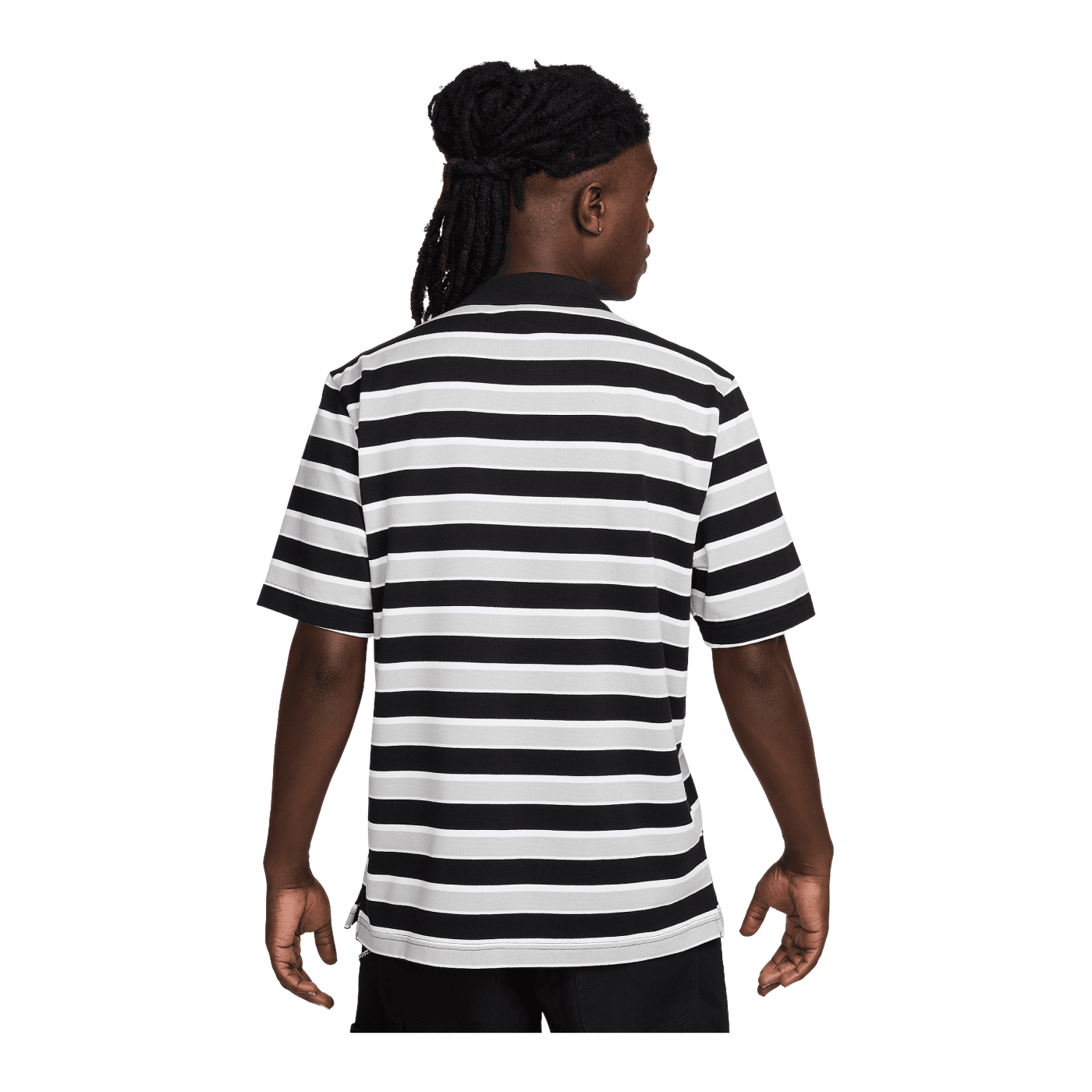 Nike Club Stripe Polo Schwarz F010