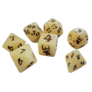 Munchkin Dice Set Tan/Brown (7)