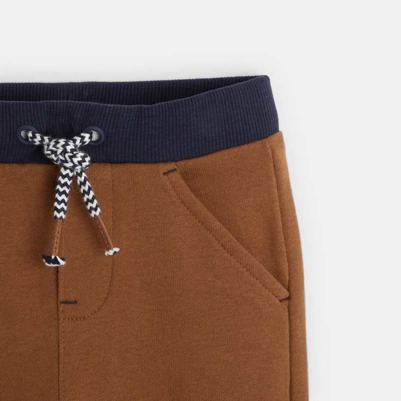 Pantalon jogging marron bébé garçon
