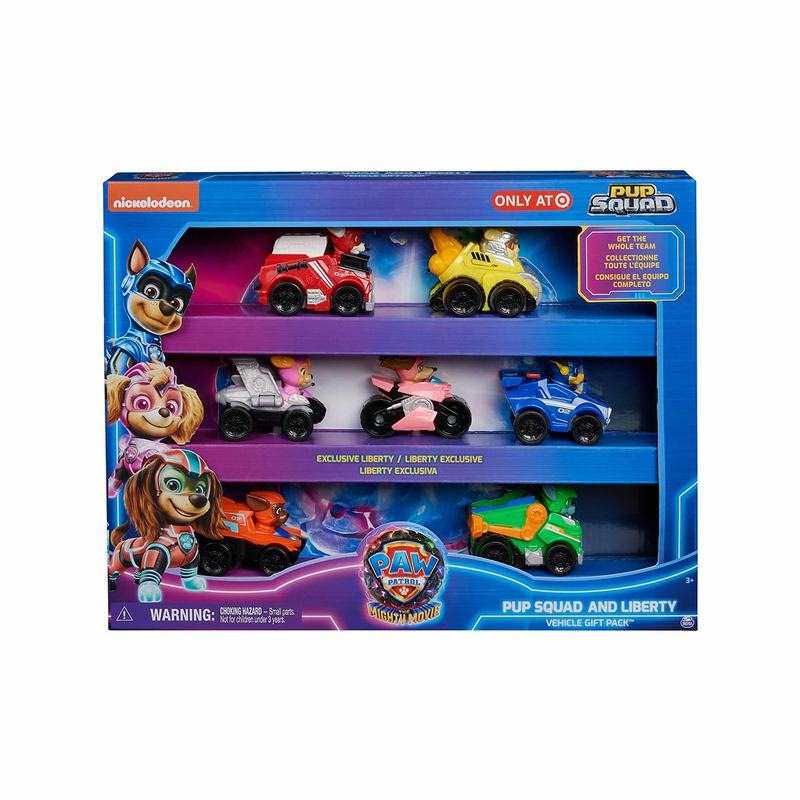 Pack de 7 racers Pup squad Pat Patrouille