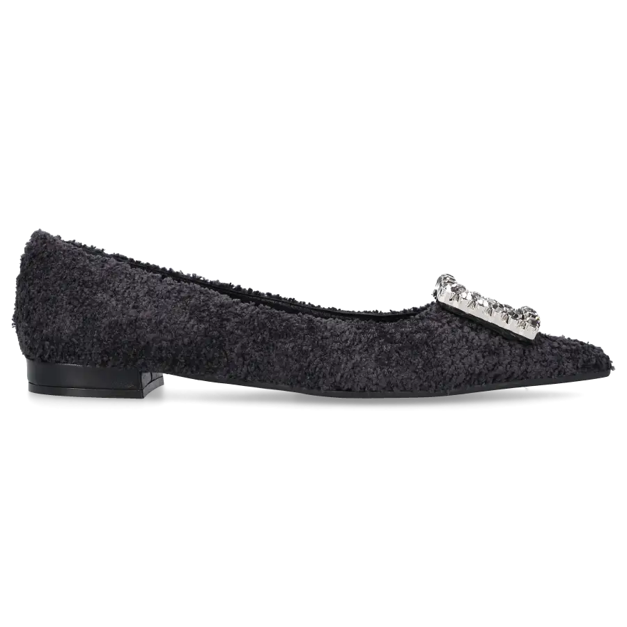 Roberto Festa - Ballerinas AMAIA Tweed - schwarz