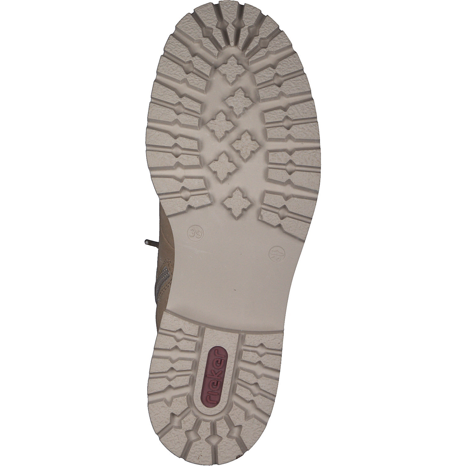 Rieker 72643, Schnürstiefel, Damen, marble