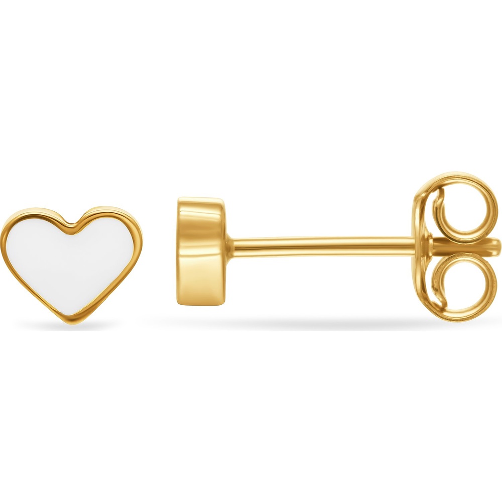 FAVS Boucles d'oreilles à fermoir à poussette 375 Or jaune Boucles d'oreilles