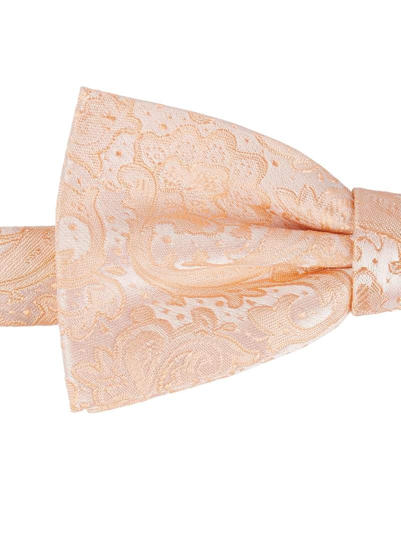 Fliege aus Seide in beige