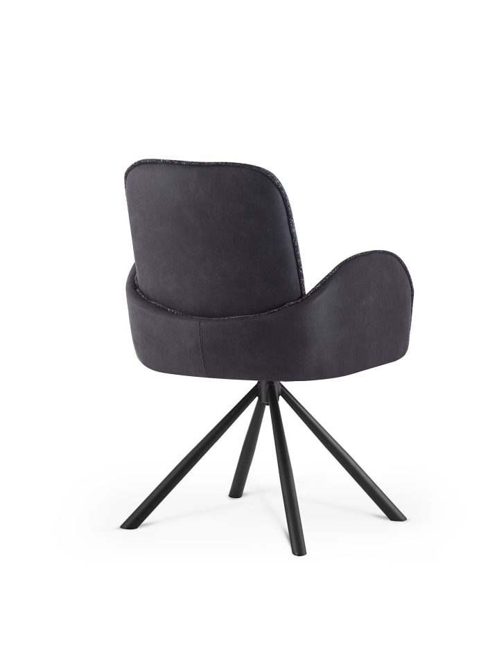 B&D Home Drehstuhl MICHAEL in Anthrazit - (B)57 x (H)85 x (T)60,5 cm günstig kaufen onesize