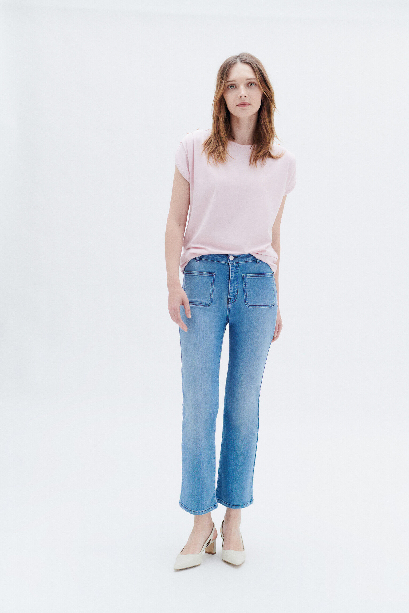 T-shirt talissa rose femme