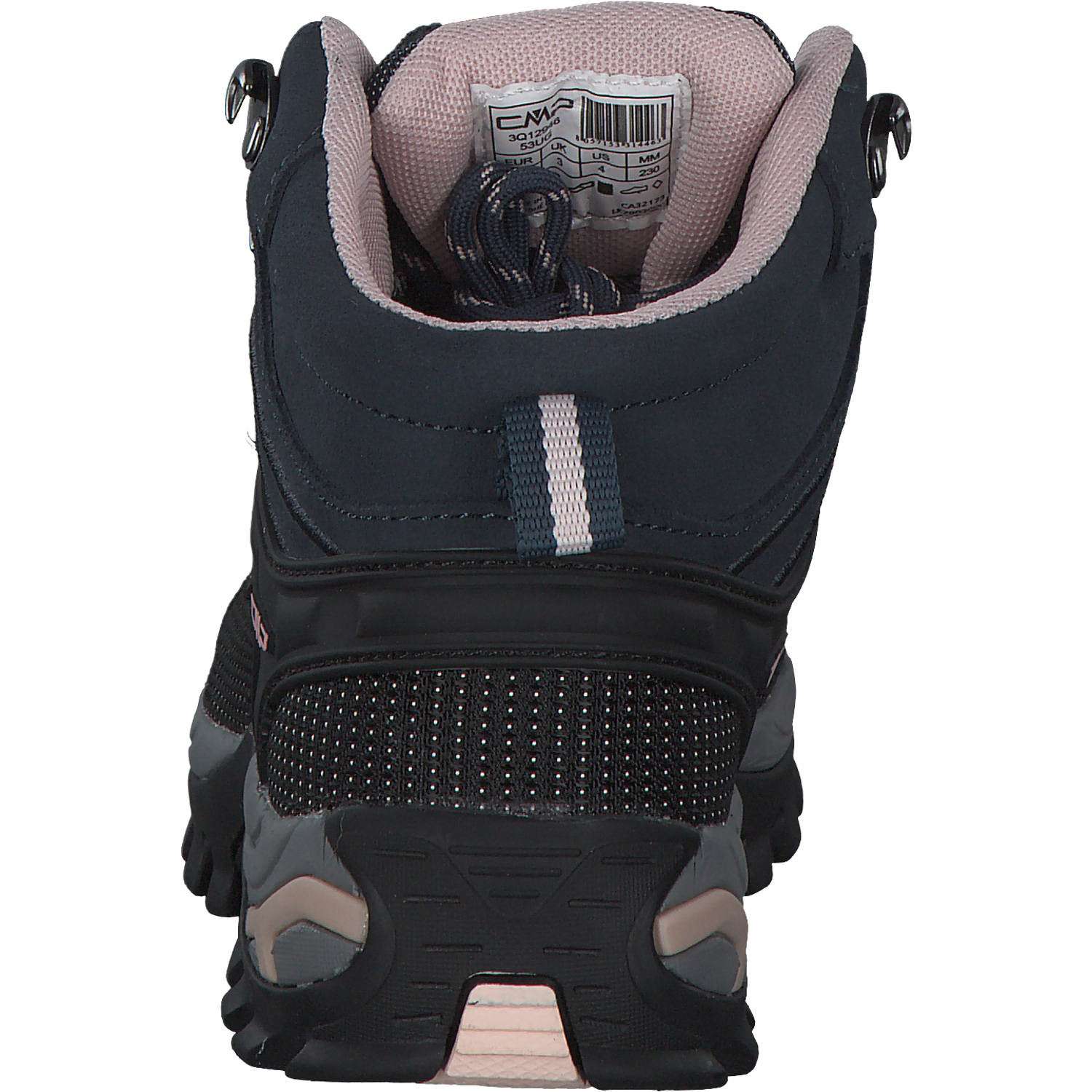 CMP Rigel Mid 3Q12946, Trekkingschuhe, Damen, asphalt antracite rose