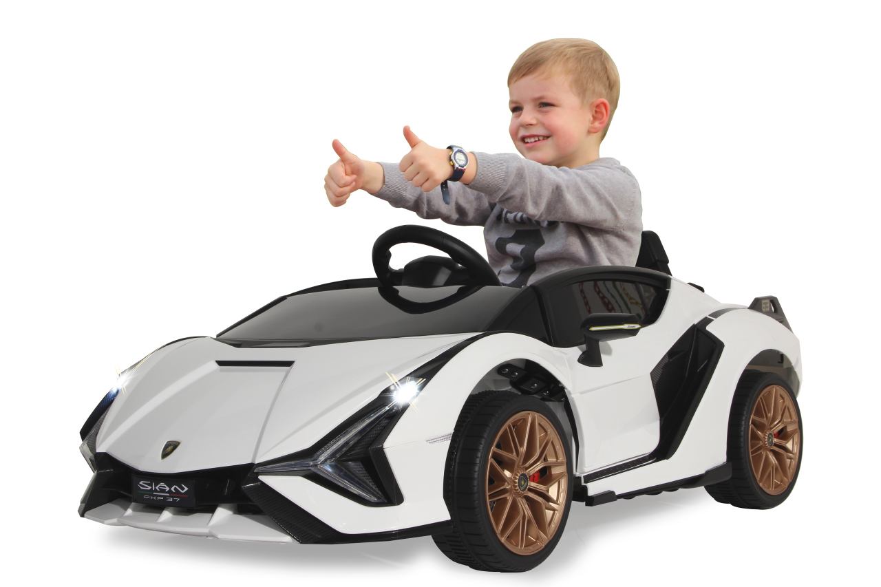 Jamara e.K. JAMARA-460637-Ride-on Lamborghini Sián weiß 12V