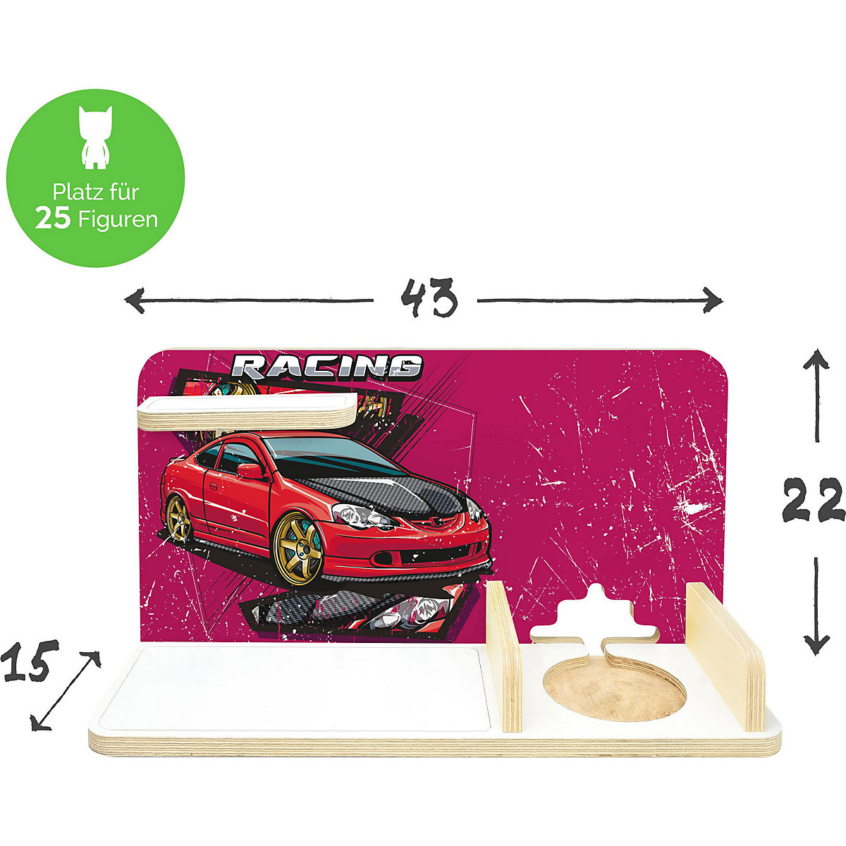 Regal für Musikbox Racing, klein - geeignet für Toniebox