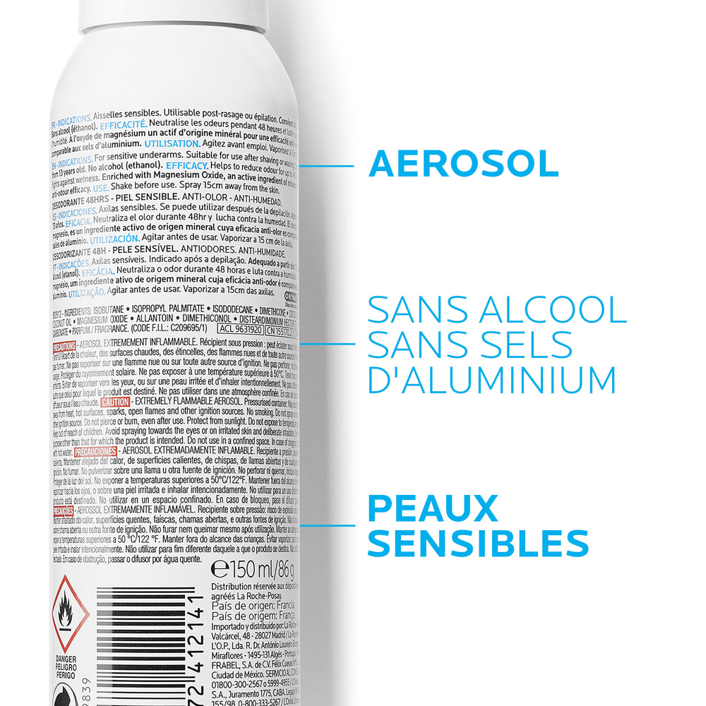 La Roche-Posay Déodorant Physiologique 24H aérosol Déodorant