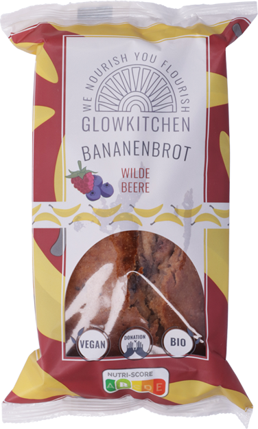 Glowkitchen Bananenbrot Wilde Beere