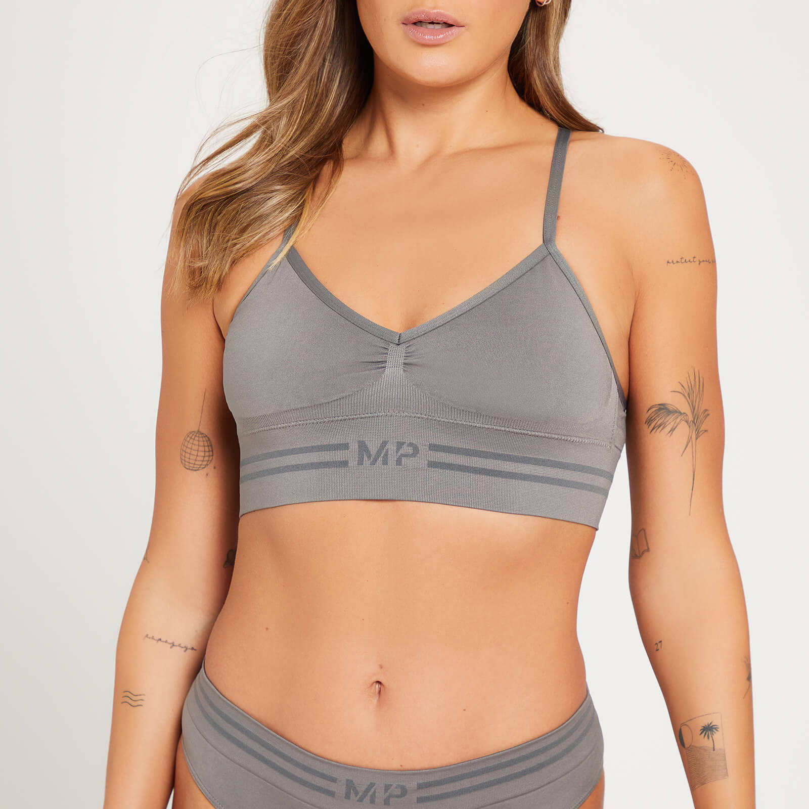Brassière sans coutures MP pour femmes – Carbone