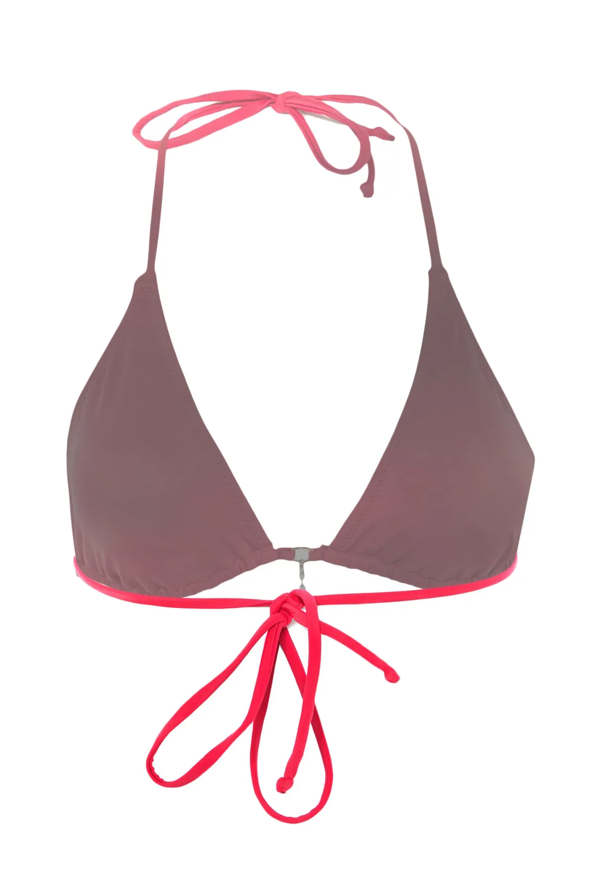 Trendyol Collection  Fuchsiafarbenes Triangel-Bikinioberteil TBESS23BU00045