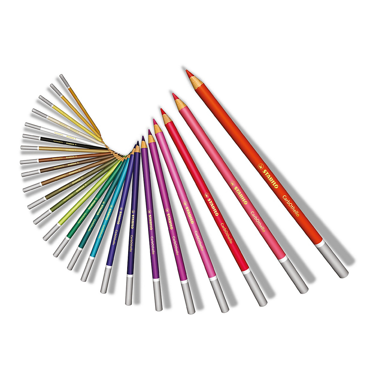 Pastellkreidestifte CarbOthello ARTY, 60 Farben im Metalletui, inkl. Zubehör