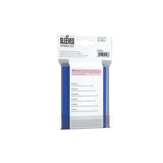 Just Sleeves - Japanese Size Blue (60)