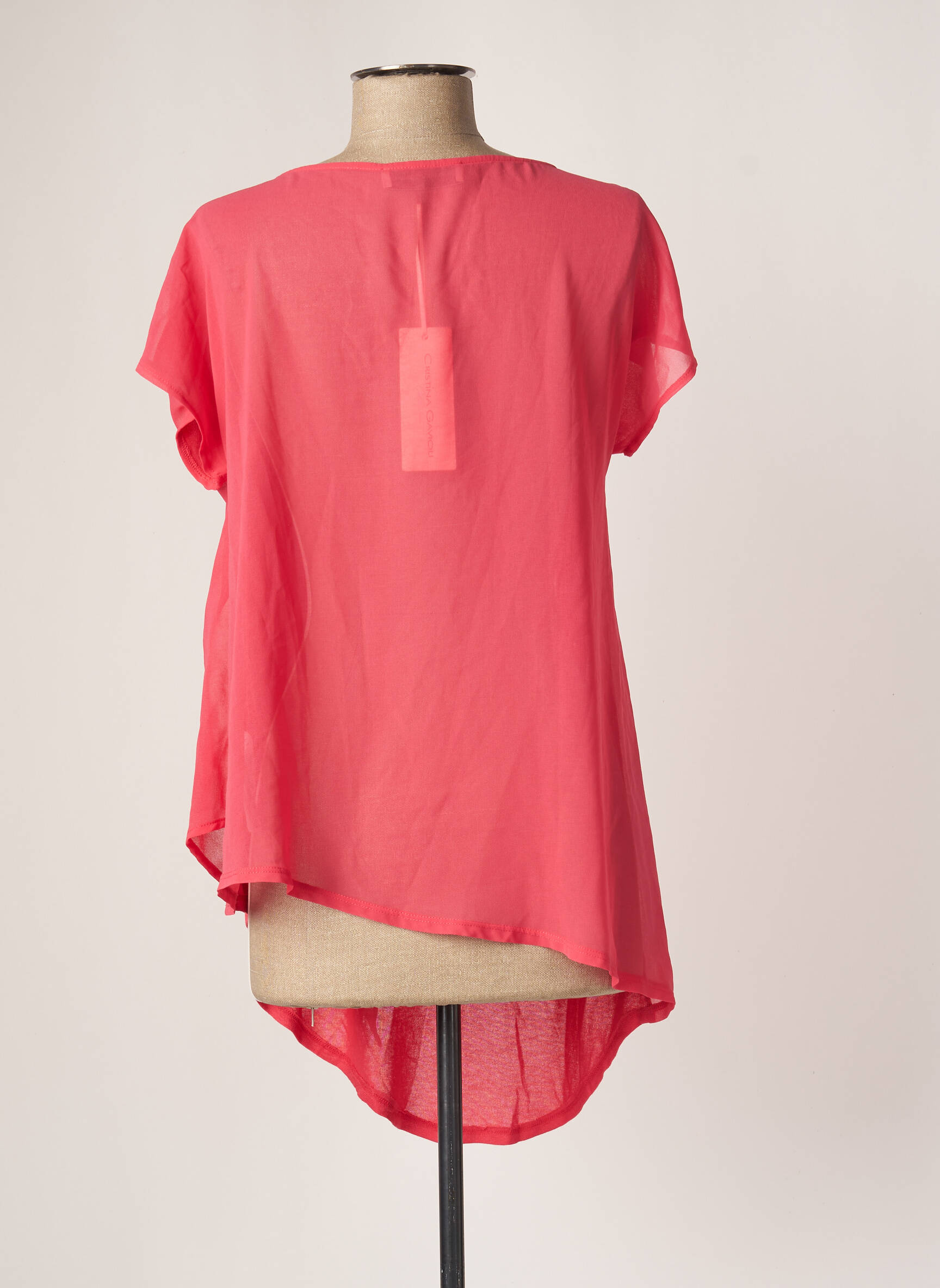 Cristina Gavioli Tuniquemanchecourte Femme couleur rose