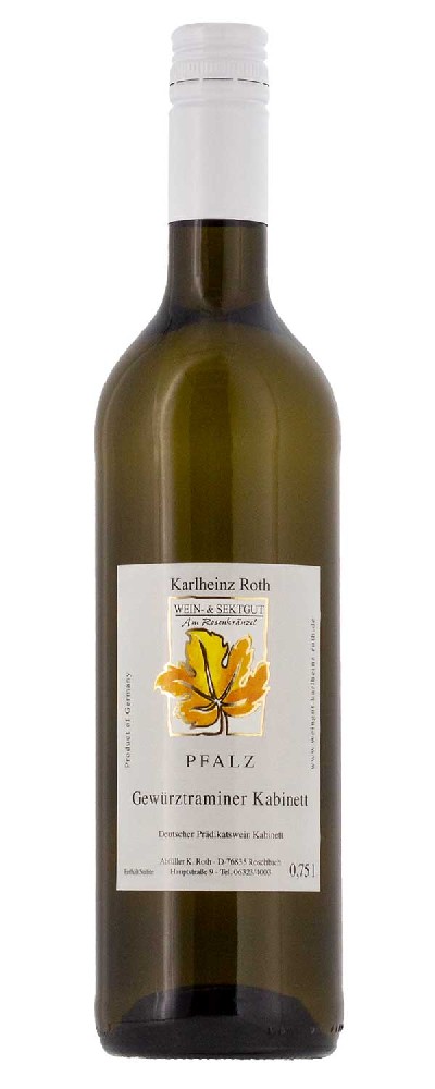 Wein- & Sektgut Karlheinz Roth Weingut Karlheinz Roth Gewürztraminer Kabinett fruchtig 2022