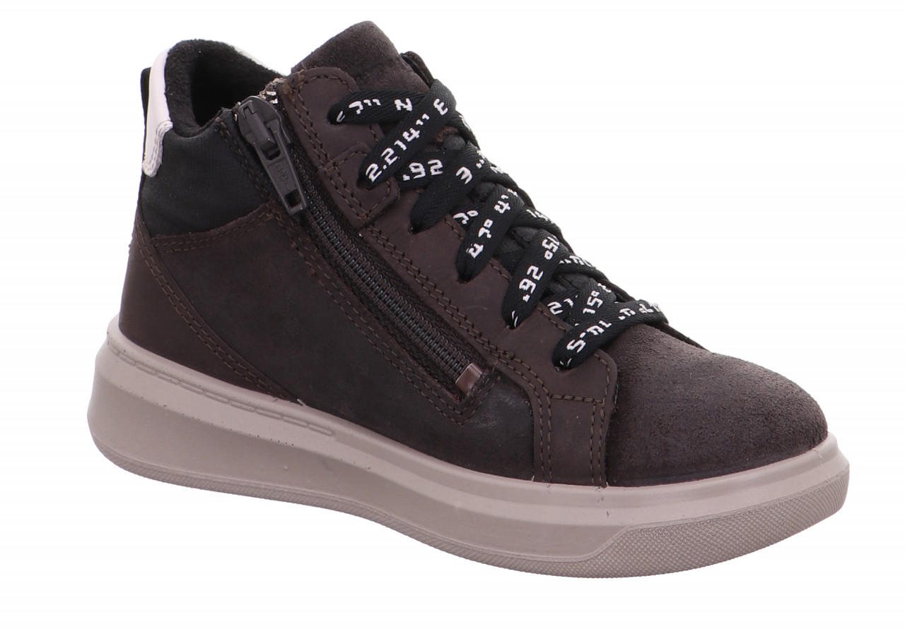 COSMO - Braun Sneaker high mit Reißverschluss