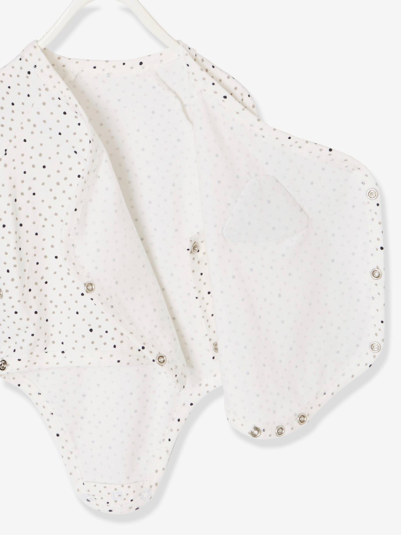 Ensemble naissance 3 pièces point mousse gris clair