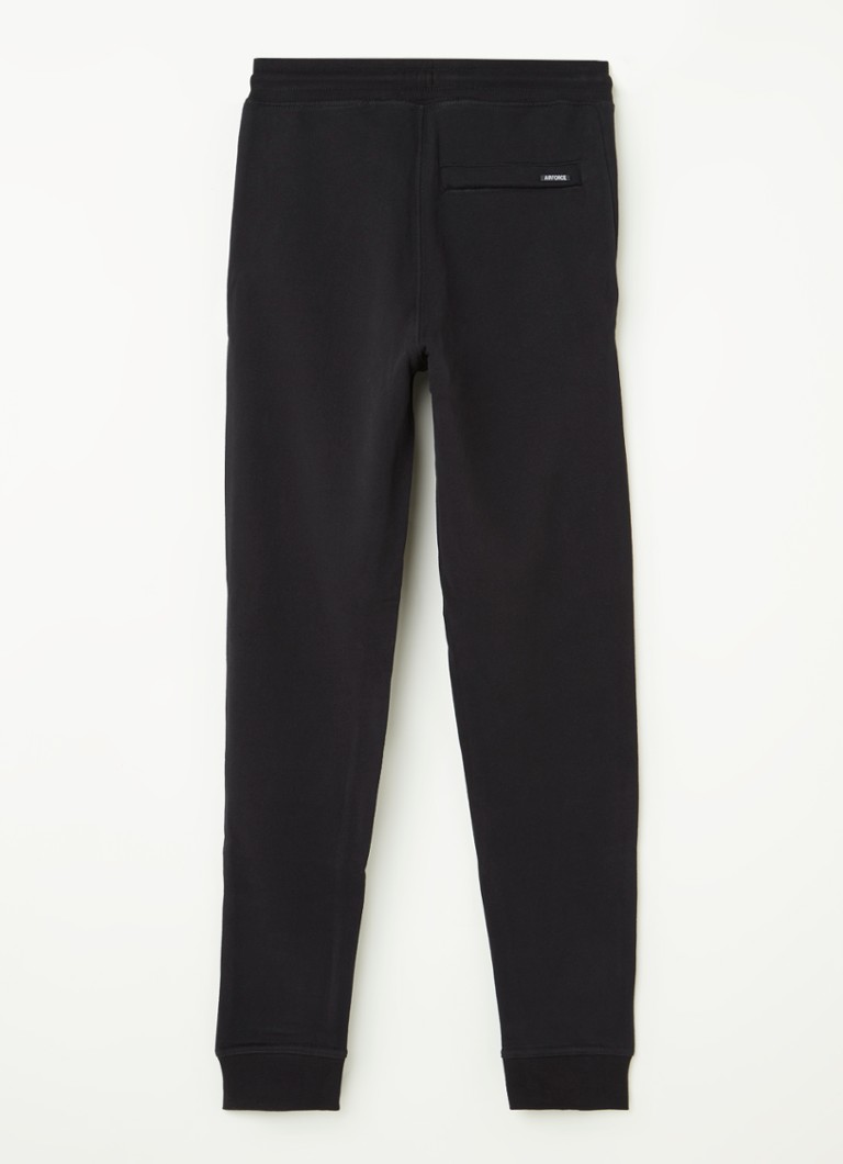 Pantaloni de trening Airforce slim fit cu buzunare cu fermoar.