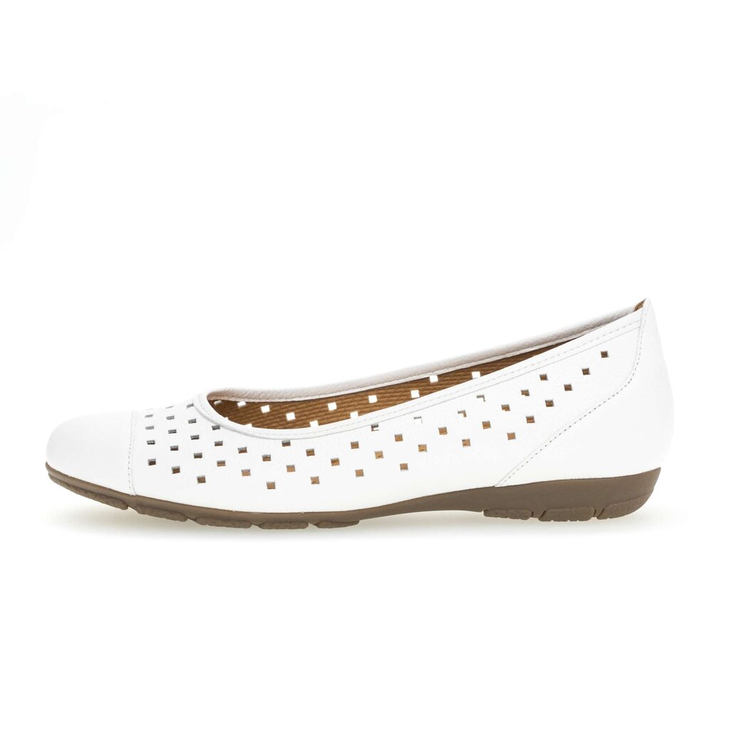 Gabor fashion Sportliche Ballerina weiß