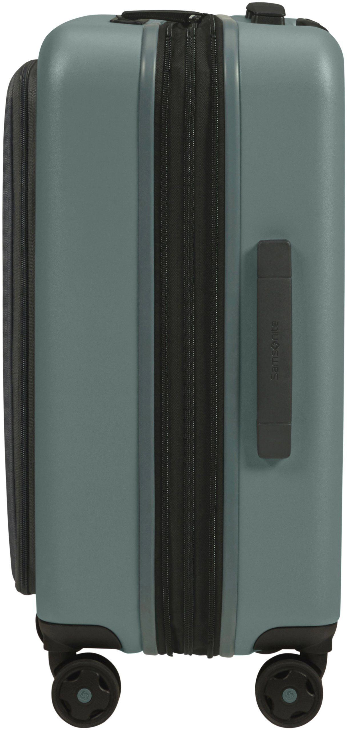 Samsonite Hartschalen-Trolley Stackd, 55 cm, 4 Rollen, mit Volumenerweiterung und USB-Schleuse; enthält recyceltes Material