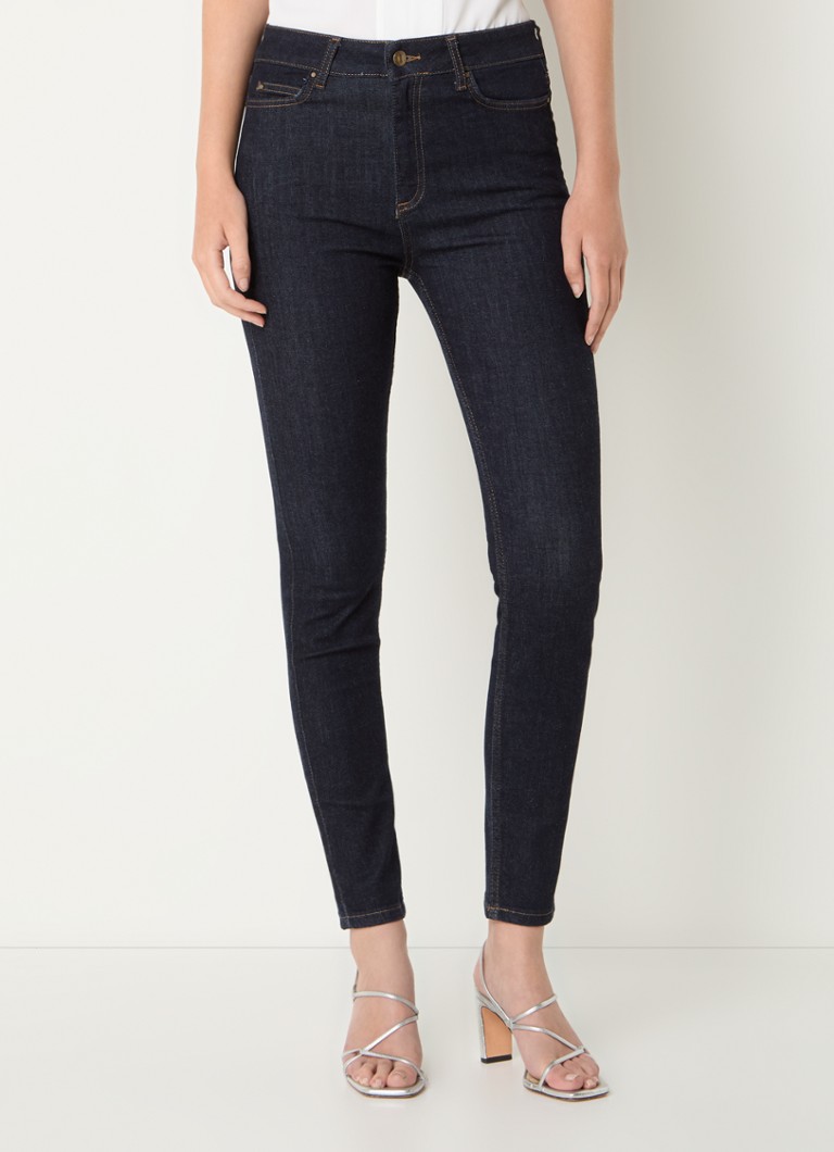 Hobbs Gia kavbojke slim fit visokim pasom in temnim pranjem