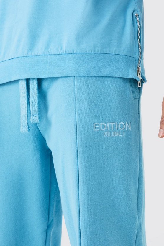 Lockere Jogginghose mit geteiltem Saum