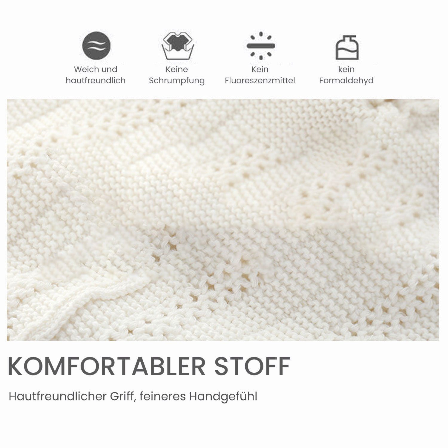 TOPMELON Strickjacke Gestrickte Strickjacke für Babys Mädchen Knopfleiste