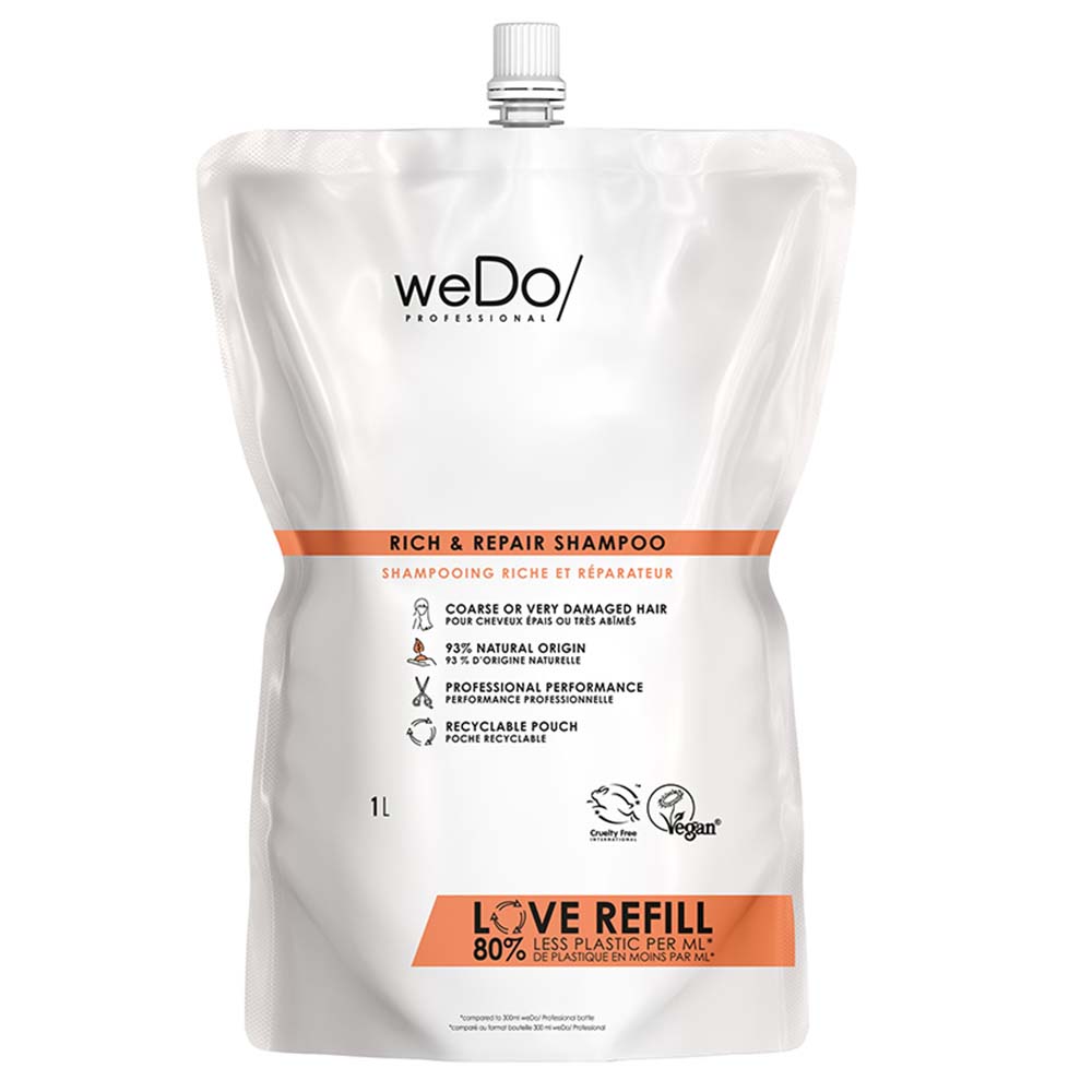 weDo Professional Rich & Repair Shampoo Refill 1000 ml