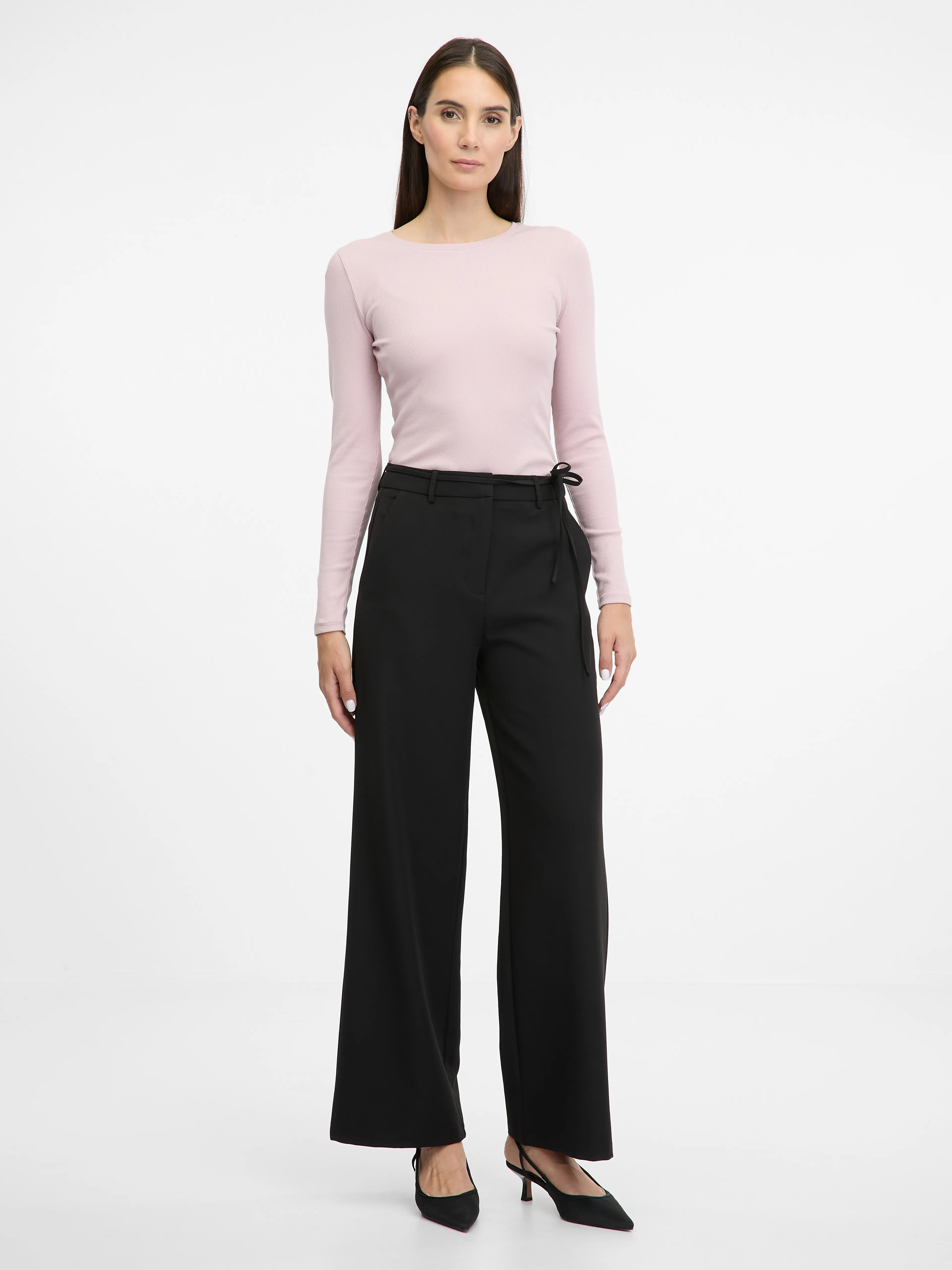 Hellrosa Damen-Langarm-T-Shirt ORSAY