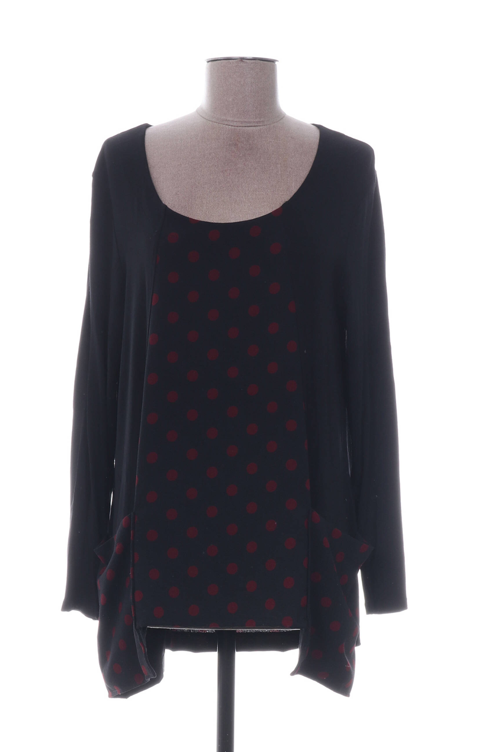 G Oze Tuniquemanchelongue Femme couleur rouge