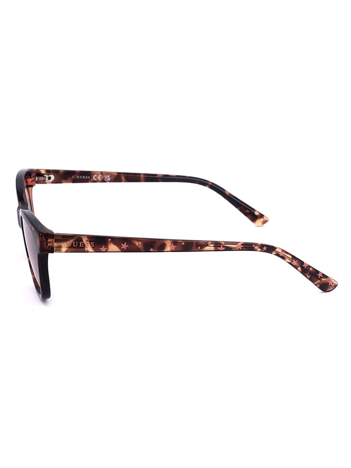 Guess Kinder-Sonnenbrille in Braun/ Pink günstig kaufen 48