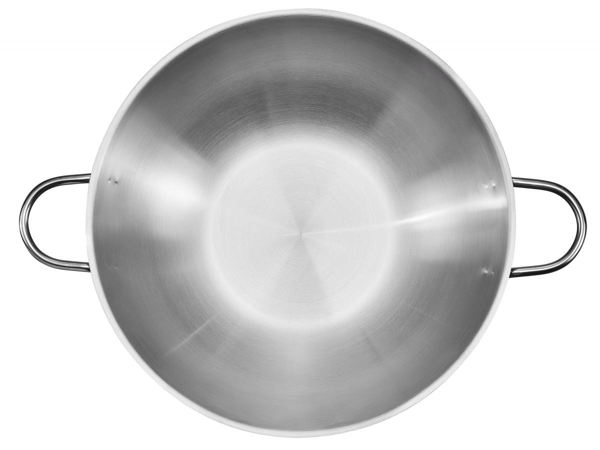 KOPF Edelstahl-Wok 
