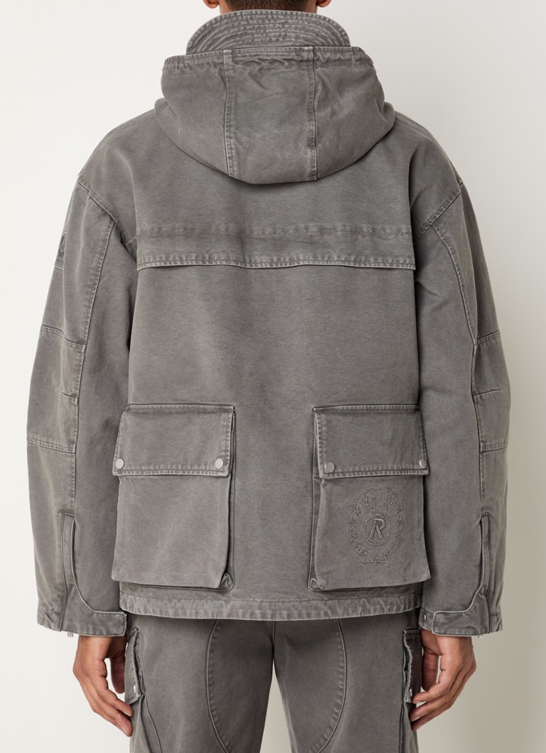 Represent Enduro jacket with hood and flap pockets