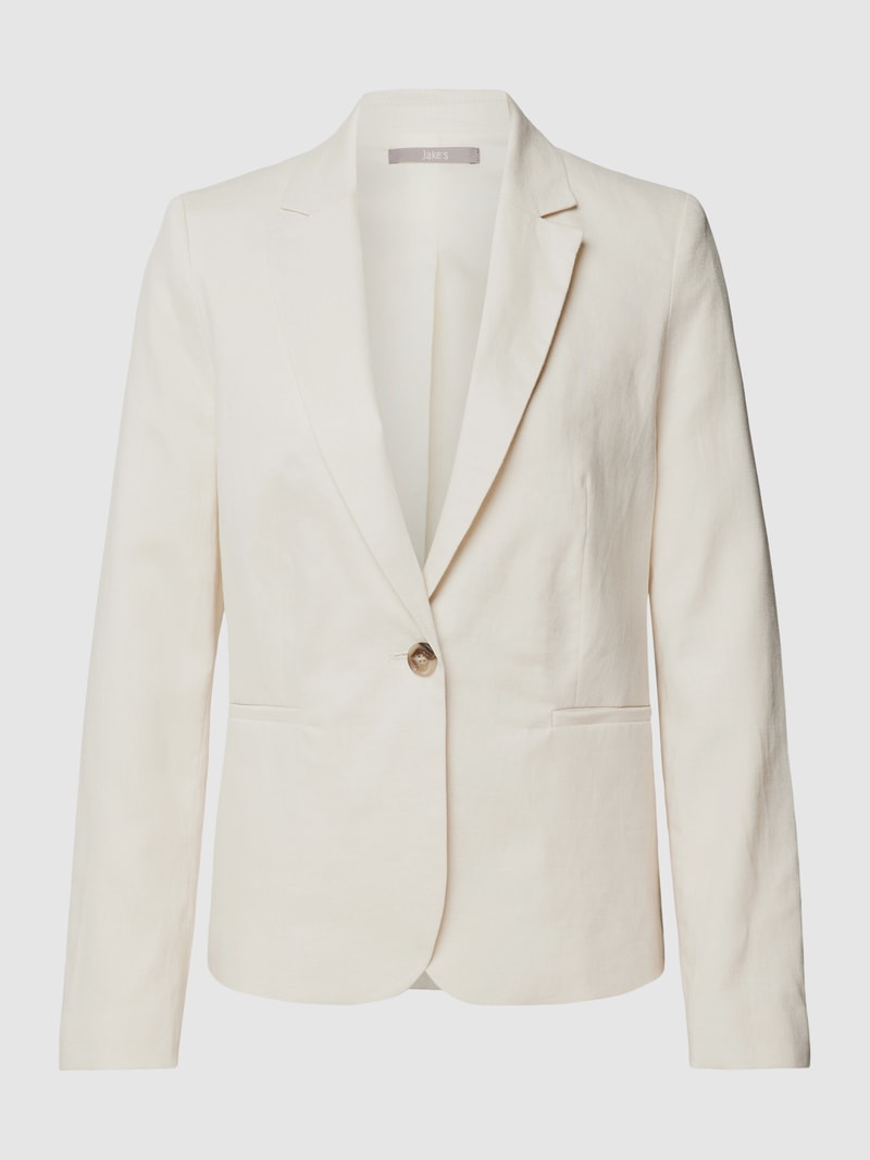 Blazer mit Reverskragen in ecru