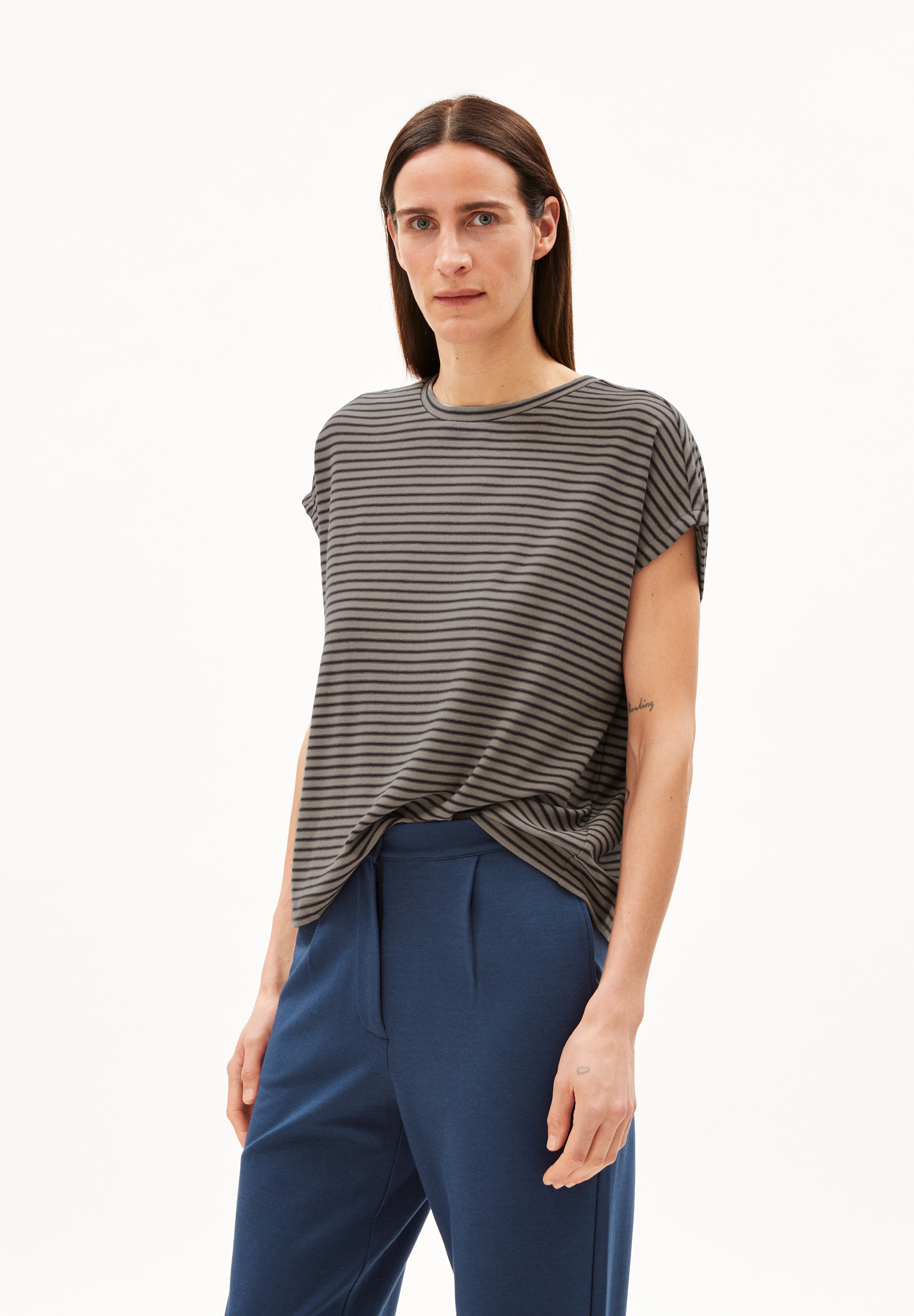 T-Shirt Oversized Fit aus Bio-Baumwoll Mix
