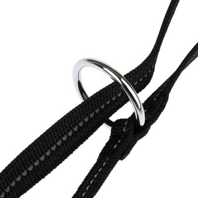 TIAKI Hundeleine Reflective Rubber, schwarz